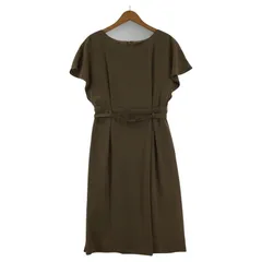 UNTITLED  アンタイトル ベルト付きワンピース size1/ブラウン