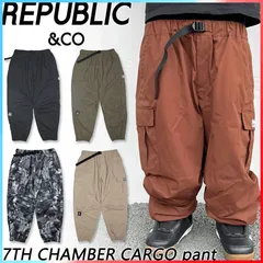 24-25 REPUBLIC & CO/リパブリック 7TH CHAMBER CARGO pant メンズ レディース 防水パンツ スノーボードウェア スノーウェアー 2025 型落ち