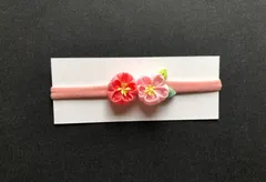 つまみ細工 桜 ベビーヘアバンド