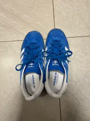 adidas(アディダス) ガゼル インドア ー ブルー:ホワイト