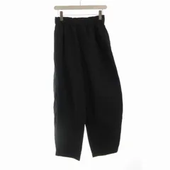 グリーンレーベルリラクシング ユナイテッドアローズ green label relaxing イージーカーブパンツ フルレングス 38 黒 ブラック 3614-199-2686 /RO