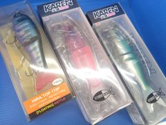 OSP　火蓮　KAREN　180　ノリーズ　ヒラトップ　170F　3点セットBセット　未使用品　未開封　　(03)