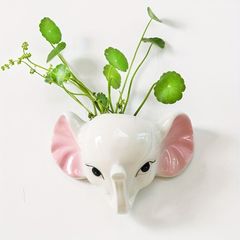 壁掛け 鉢植え 植木鉢 プランター プラントポット フラワーポット プランターホルダー インテリア ゾウ 象 屋内 屋外 インテリア 庭 玄関