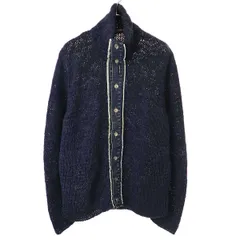 DOLCE&GABBANA ドルチェ＆ガッバーナ 2004SS デニムライン ローゲージニットカーディガン VKC68/9IN1 ネイビー Lのサムネイル
