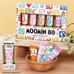限定！80周年記念！ ハンドクリーム MOOMIN ムーミン ギフト 5本セット プレゼント レディース 手荒れ 安い 女性 おすすめ おしゃれ かわいい 人気