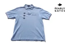 【中古】パーリーゲイツ｜pearly gates｜刺繍入り半袖ポロシャツ｜レディースゴルフウェア｜1