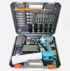 激安出品  電動 インパクトレンチ タイヤ交換 30点セ ット1台多役 21V 電動ドリルドライバー 充電式ブラシレスモーターを搭載 電動工具セット新品