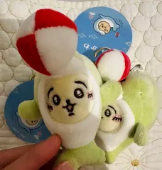 新品 (2個まとめ) ちいかわ ドルフィン うさぎ ぬいぐるみ キーホルダー