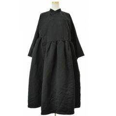 COMME des GARCONS COMME des GARCONS コムデギャルソン コムデギャルソン 22AW 日本製 エステルサテン チャイナワンピース RJ-O017 XS BLACK コムコム 変形 バルーン ジャケット トップス g21901