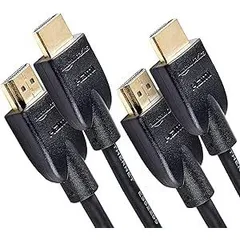 Amazonベーシックス HDMI ケーブル ハイスピード4K ARC対応 1.8m (タイプAオス - タイプAオス)ブラック