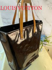 【48】Louis Vuitton ルイヴィトン ヴェルニ トートバッグ リードMM ブラック 黒