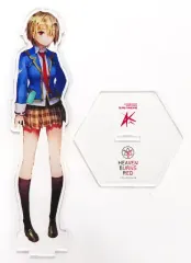 【中古】アクリルスタンド・アクリルパネル 茅森月歌 アクリルフィギュア 「ヘブンズバーンズレッド」 VA購買部出張所2022-summer-グッズ