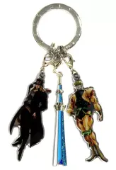 【中古】雑貨 空条承太郎＆DIO 3連キーホルダー 「JOJOTREE ジョジョの奇妙な冒険 in TOKYO SKYTREE」