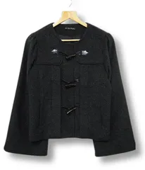 【送料無料】ナイスクラップ One After Another ウール コートジャケット ショート丈 ワイド袖 チャコールグレー レディース Mサイズ ■管理番号L28332AWS25-241128-★（990）