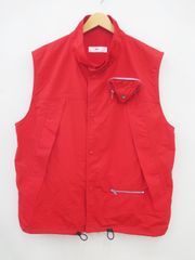 TOGA VIRILIS トーガビリリース TV241-FE316 24SS NYLON TAFFETA VEST ナイロンベスト　46