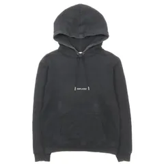 17ss サンローラン パリ SAINT LAURENT PARIS スモール ロゴ パーカー フーディー スウェット シャツ プルオーバー 464581 サイズM ブラック 黒 メンズ レディース YBA11のサムネイル