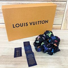 LOUIS VUITTON ヴィトン 村上コラボ シュシュ M96072 ブラック ヘアアクセ マルチカラー