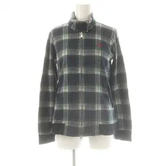 フレッドペリー FRED PERRY ジップアップシャツ ジャケット チェック M グリーン /HK ■OSのサムネイル