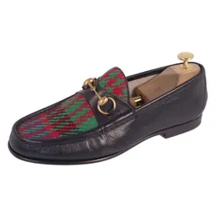 未使用 グッチ GUCCI ローファー モカシン ホースビット レザーシューズ 