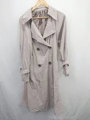 ◇ ⊆ HANERU COMPANY LIMITED 長袖 スプリング コート サイズM ベージュ系 レディース E  【1503040000843】
