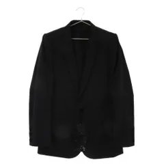 NUMBER (N)INE (ナンバーナイン) 08AW ポートランド期 パネル切り替え ノッチドラペル 1B ウールテーラードジャケット ブラックF08-CLJ001のサムネイル