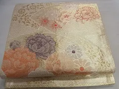【正絹】佐賀錦 両面 フォーマル 袋帯 金糸 全通帯 4934］袋帯 佐賀錦 雲取蔓文 全通 金糸 未仕立て 正絹 着物