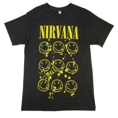 NIRVANA スマイル　Tシャツ　バンドtシャツ XXL ブラック　90s NIRVANA ニルヴァーナ スマイル バンドTシャツ プリントTシャツ