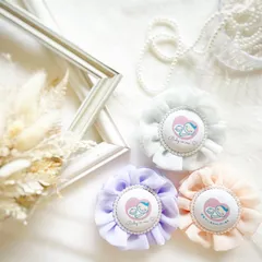 ふわふわシフォンのマタニティロゼット♡