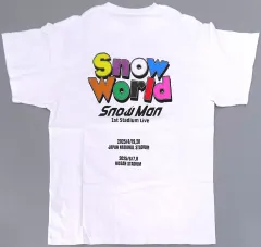 【新品・未使用】 Man ロゴ　ツアー　Tシャツ スノーワールド 2026年最新】snow man man tシャツの人気アイテム - メルカリ