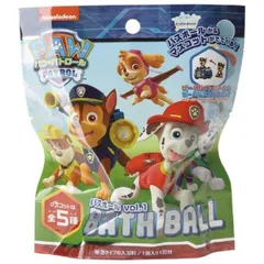 O 【 単品 】ノルコーポレーション パウ・パトロール バスボール vol.1  PAW-3-01 ※全５種類内１種類 ミニチュア フィギュア  香り付き 発砲タイプ 入浴料 おふろ遊び お風呂 水遊び おもちゃ インテリア ギフト プレゼント 誕生日 お祝い