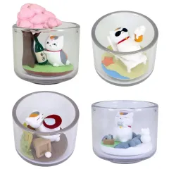 【中古】トレーディングフィギュア 全4種セット 「夏目友人帳 ニャンコ先生 四季折々てらりうむ」