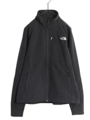 【お得なクーポン配布中!】 US企画 ノースフェイス APEX ソフトシェル ジャケット レディース L アウトドア 裏 フリース ジャンパー ブルゾン ブラック フルジップ 黒