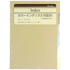 【 新品 未開封 】 レイメイ 手帳A5カラーインデックス DAR506 未使用 送料無料