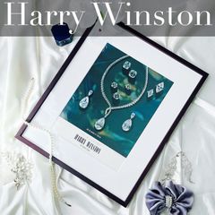 【人気/希少/額装済】Harry Winston ビンテージポスター 1964 広告＞ Harry Winston ハリーウィンストン ポスター ヴィンテージ