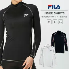 FILA フィラ インナー コンプレッションウェア 吸水速乾 UVカット 水陸両用 長袖 ハイネック スポーツウェア アンダーウェア 445406