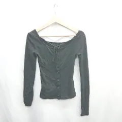 ◇ ⊂ BLACKUP ブラックアップ 長袖 カーディガン サイズ表記なし ブラック レディース E  【1502180066757】