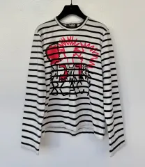 #분샵 # COMME des GARCONS(コム・デ・ギャルソン) 黒 ストライプ Tシャツ 長袖Tシャツ ストライプ T シャツ