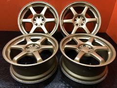 希少 BS RAYS Prodrive プロドライブ GC-06D 社外ホイール 17インチ 7.5J5HPCD100+48 軽量 レガシィ インプレッサ フォレスター等 (VHE514)