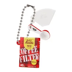 【中古】キーホルダー 102ロシ ホワイト 「Kalita ミニチュアチャームコレクション」