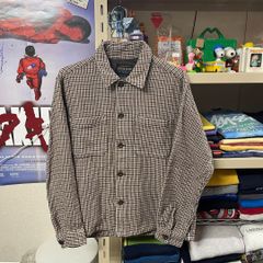 良品 PENDLETON ペンドルトン 長袖 チェック シャツ ジャケット ブラウン Sサイズ 古着MIX アメカジ
