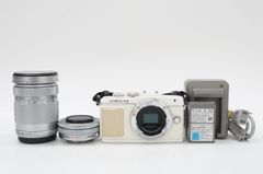 C221001)OLYMPUS  E-PL7 ミラーレス一眼レフ　ダブルレンズキット
