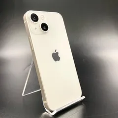 【全額返金保証】【最速発送】Apple iPhone 13 mini 128GB スターライト 楽天モバイル 白ロム 89% 超美品 動作確認済