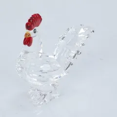 希少 廃盤 スワロフスキー クリスタル 干支  酉 ニワトリ 鶏 オブジェ 置物 rooster_1-3.jpg