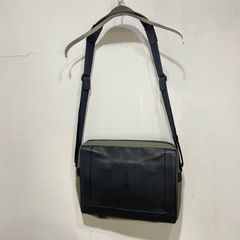 ダンヒル ニュークリケット メッセンジャーバッグ A4収納可 レザー 黒