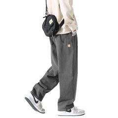 [Olekei] サルエルパンツ メンズ ズボン ワイドパンツ メンズ ズボン 9分丈 無地 調整紐 人気 快適 ゆったり 通気性 大きいサイズ カジュアル 袴パンツ 快適 オールシーズン春 夏 秋 冬