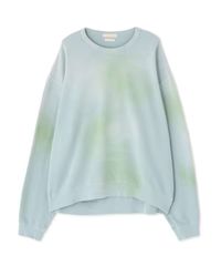 【新品】YOKE（ヨーク）Garment Dye Yoke Sweat Shirt YK23SS0481CS MIST GREEN / size 2