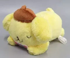 【中古】ぬいぐるみ 5.ポムポムプリン(ふせ) ミニぬいぐるみ 「サンリオ当りくじ ポムポムプリン当りくじ」