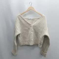 ◇ ⊇ SLOBE IENA スローブイエナ 長袖 カーディガン サイズ表記なし アイボリー レディース E  【1502200012979】