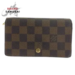 美品 LOUIS VUITTON ルイヴィトン ダミエ L字ジップ ポルトモネ ビエ トレゾール N61730 折財布 コンパクトウォレット レディース 503284【中古】