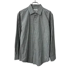 Calvin Klein 長袖 チェックシャツ L～ グレー カルバンクライン チェック柄 長袖シャツ トップス 春物 a710-6229のサムネイル
